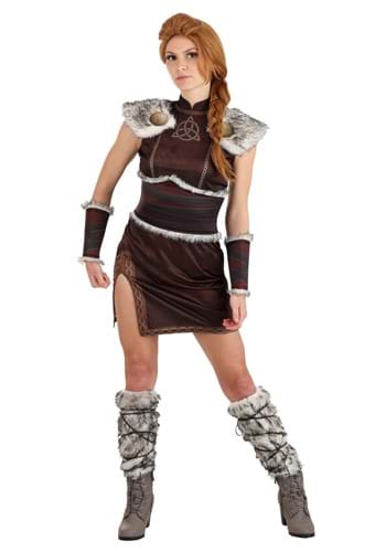 Women&#39;s Deluxe Victorious Viking Costume