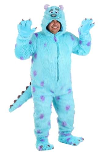 Plus Size Hooded Monsters Inc Sulley Costume for Adults