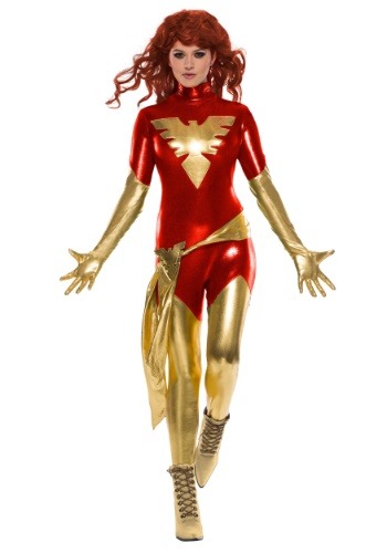Adult Women&#39;s Red Phoenix Costume