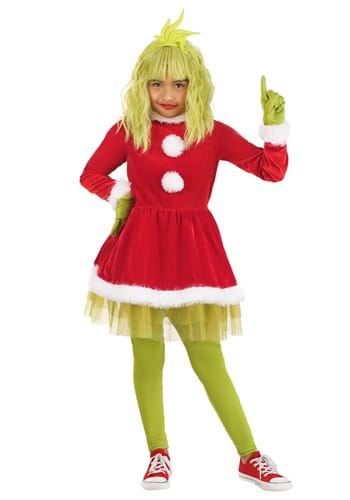 Girl&#39;s Dr. Seuss The Grinch Costume Dress