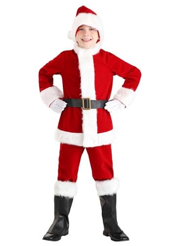 Boy&#39;s Deluxe Santa Costume