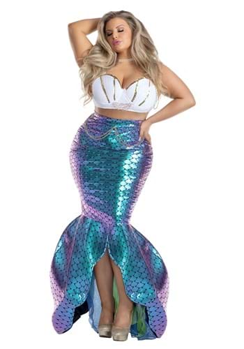 Plus Size Under the Sea Mermaid Costume for Women