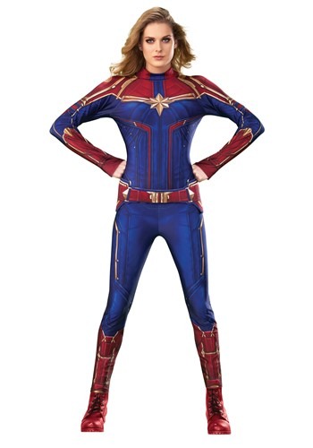 Deluxe Captain Marvel Women&#39;s Costume