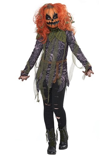 Girl&#39;s Pumpkin Monster Costume