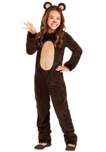 Girl&#39;s Brown Bear Costume