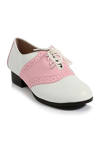 White Pink Saddle Women&#39;s Shoes