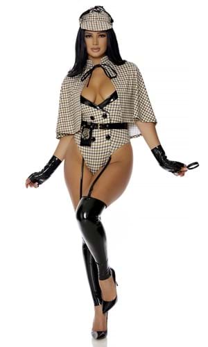 Women&#39;s Check The Receipts Sexy Detective Costume