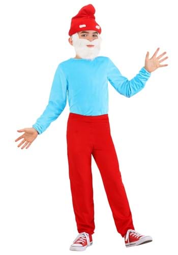 Boy&#39;s The Smurfs Papa Smurf Costume