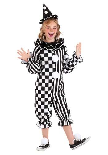 Girl&#39;s Giddy Gothic Clown Costume