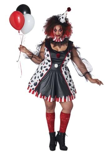 Women&#39;s Plus Size Twisted Clown Costume