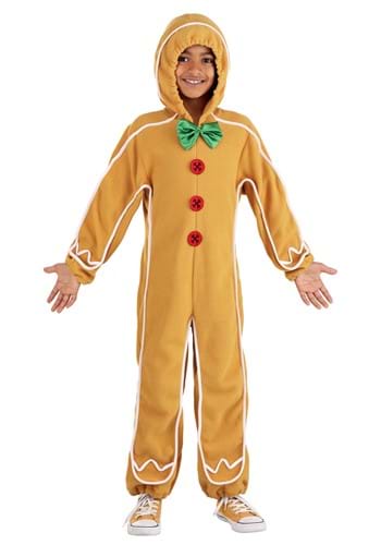 Gingerbread Man Onesie Kid&#39;s Costume