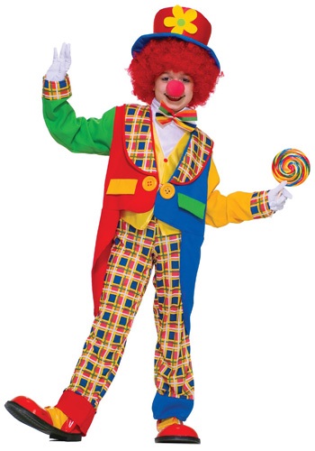 Kid&#39;s Colorful Clown Costume