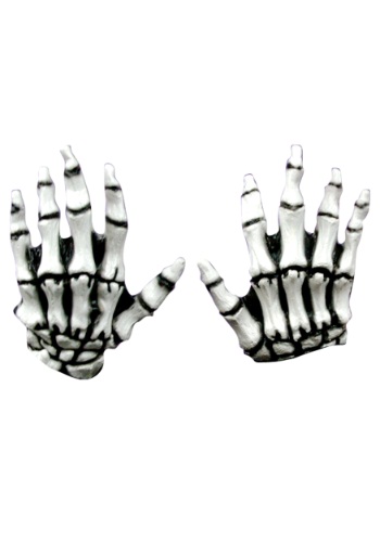 Kid&#39;s White Skeleton Hands