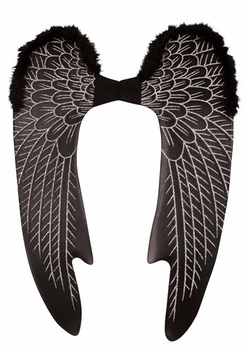 Wings Large Black Angel