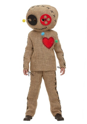 Kid&#39;s Burlap Voodoo Doll Costume