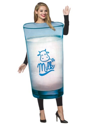 Adult Get Real Glass O&#39; Milk Costume