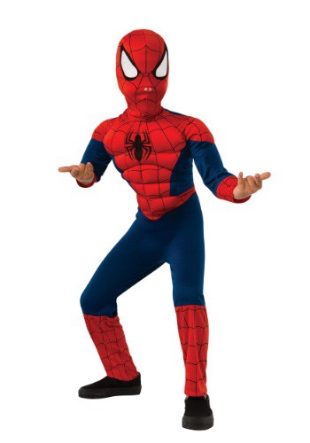 Boy&#39;s Ultimate Spider-Man Muscle Chest Costume