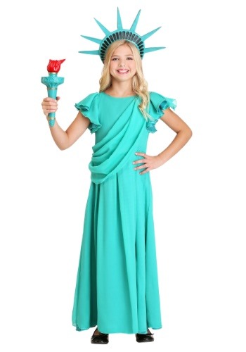 Girl&#39;s Statue of Liberty Costume