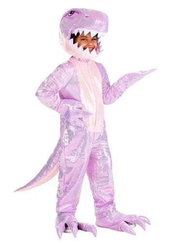Kid&#39;s Premium Pink T-Rex Dino Costume