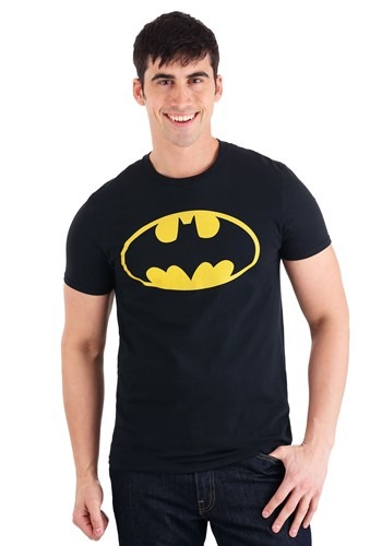 Men&#39;s Batman Logo Black T-Shirt
