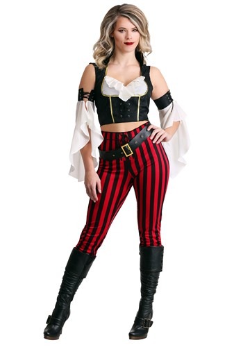 Womens Salty Sea&#39;s Deckhand Pirate Costume