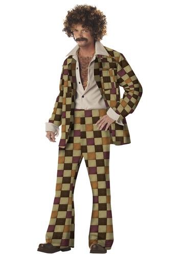 Men&#39;s Disco Leisure Suit Costume