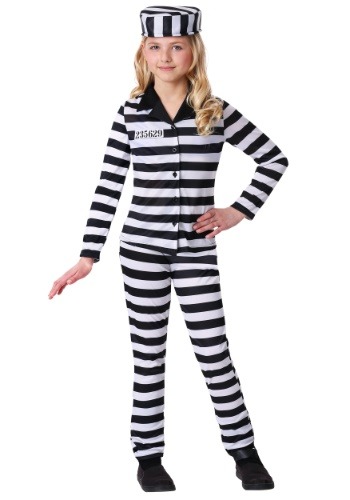 Girl&#39;s Incarcerated Cutie Costume