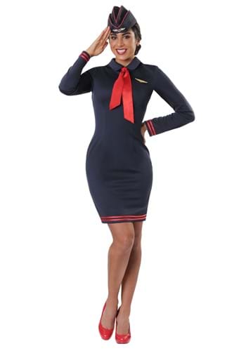 Women&#39;s Workin&#39; the Skies Flight Attendant Costume