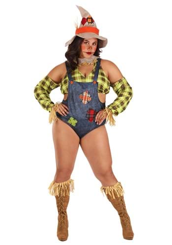 Plus Size Sexy Country Scarecrow Costume for Women