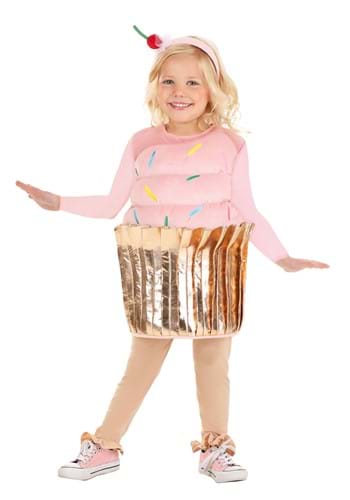 Girl&#39;s Pink Cupcake Toddler Costume