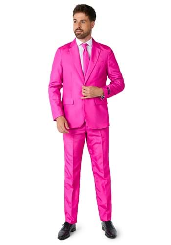 Men&#39;s SuitMeister Basic Pink Suit Costume