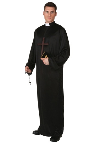 Plus Size Pious Priest Costume for Men