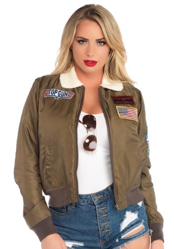 Top Gun Women&#39;s Bomber Costume Jacket