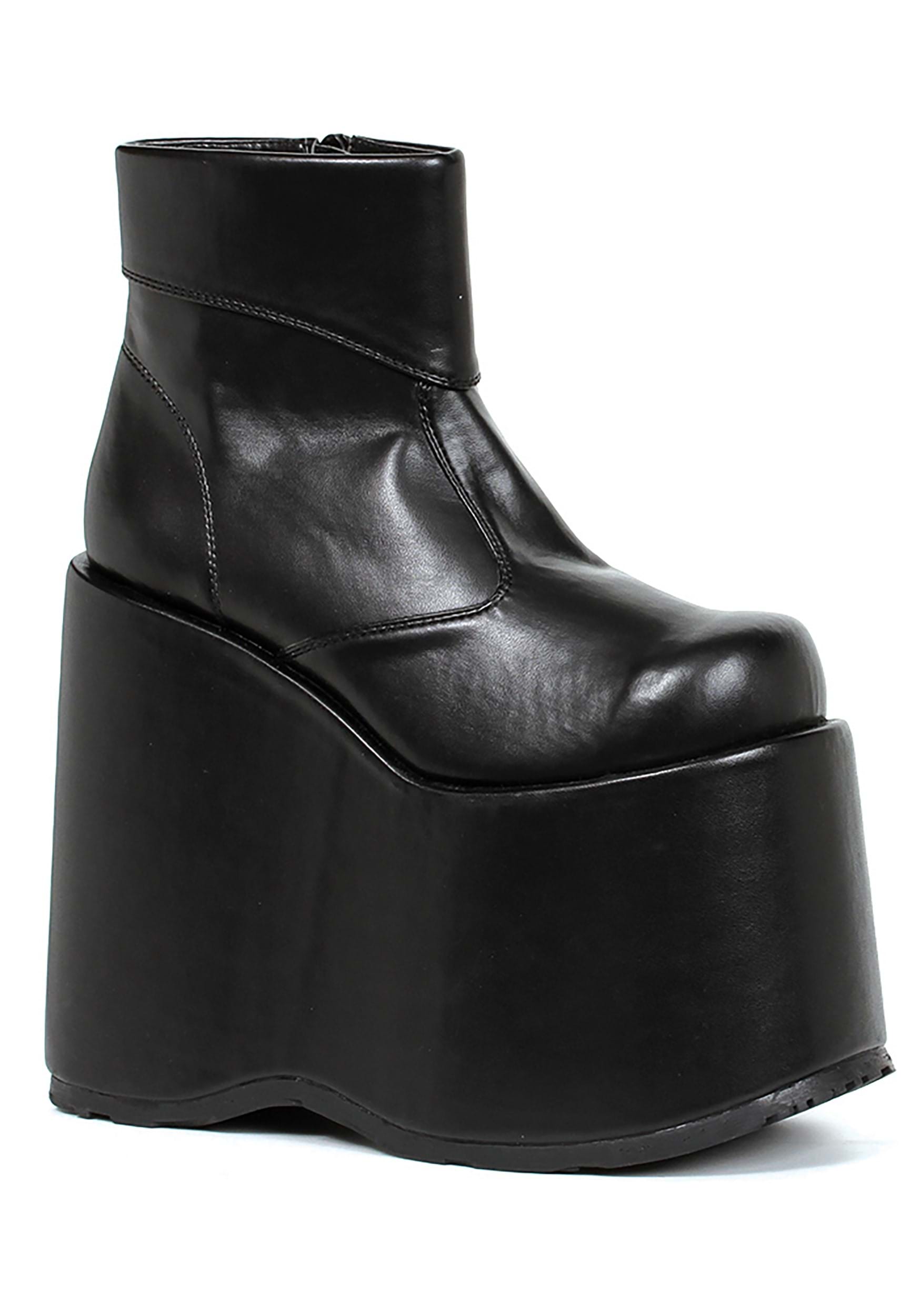 Black Monster Platform Men's Shoes | Costume Shoes