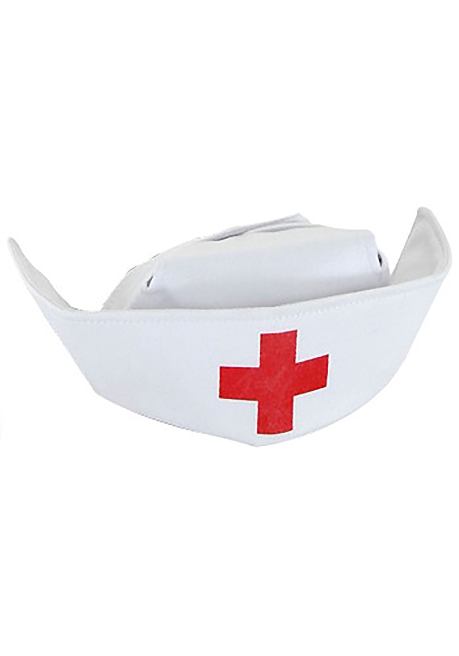 Women's White Nurse Costume Hat