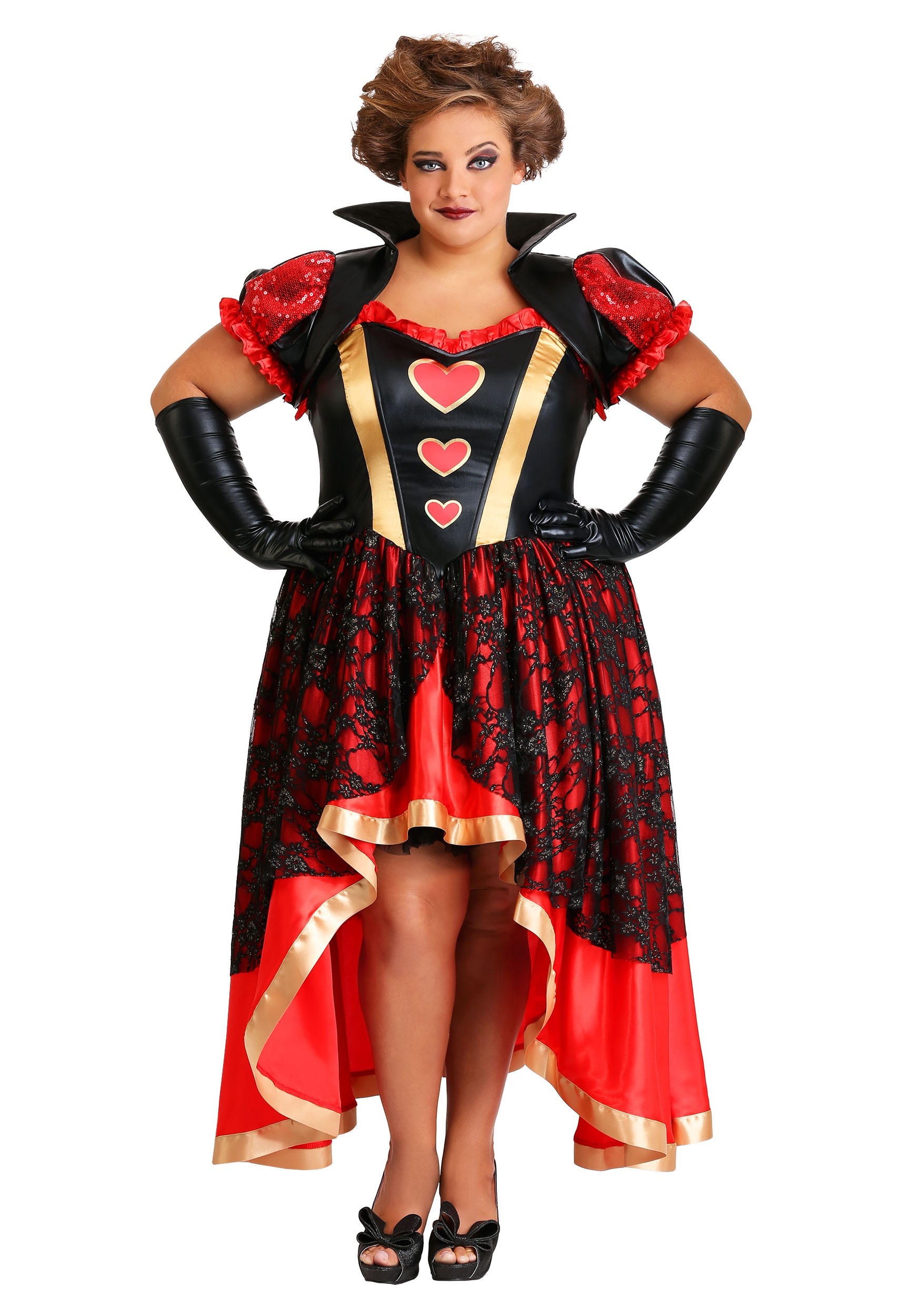 Plus Size Dark Queen of Hearts Women