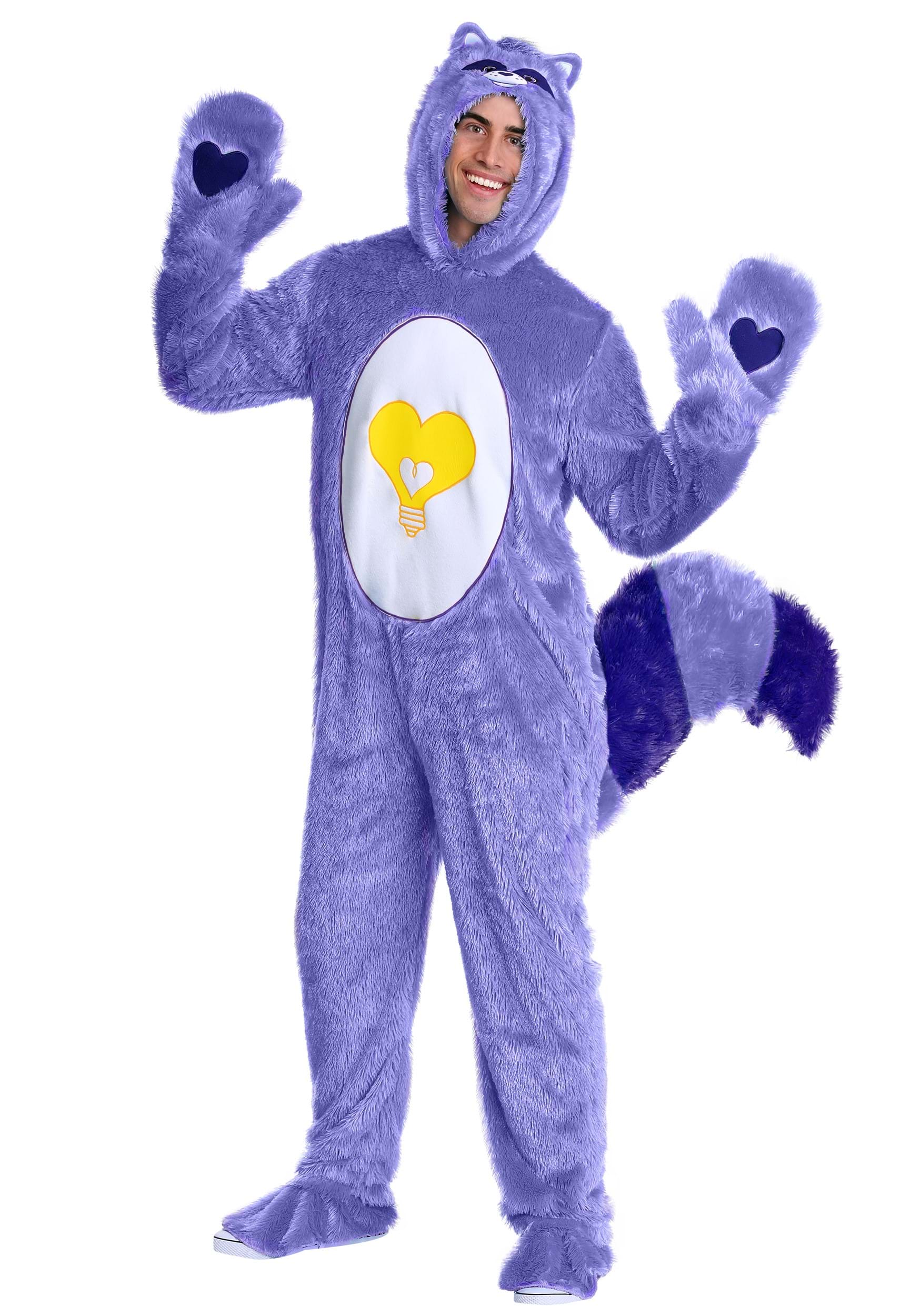 Care Bears & Cousins Bright Heart Raccoon Adult Costume | Care Bears Costumes
