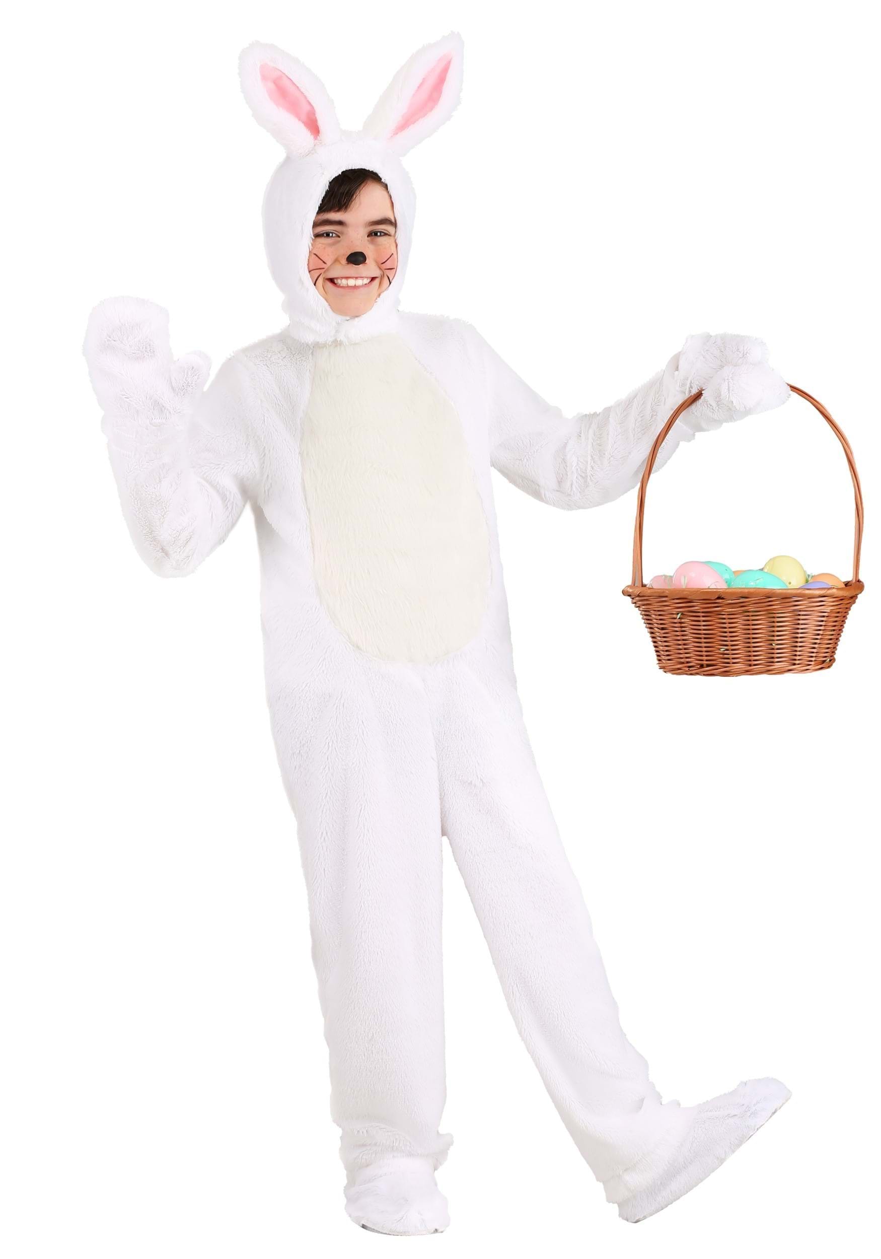 White Bunny Kids Costume