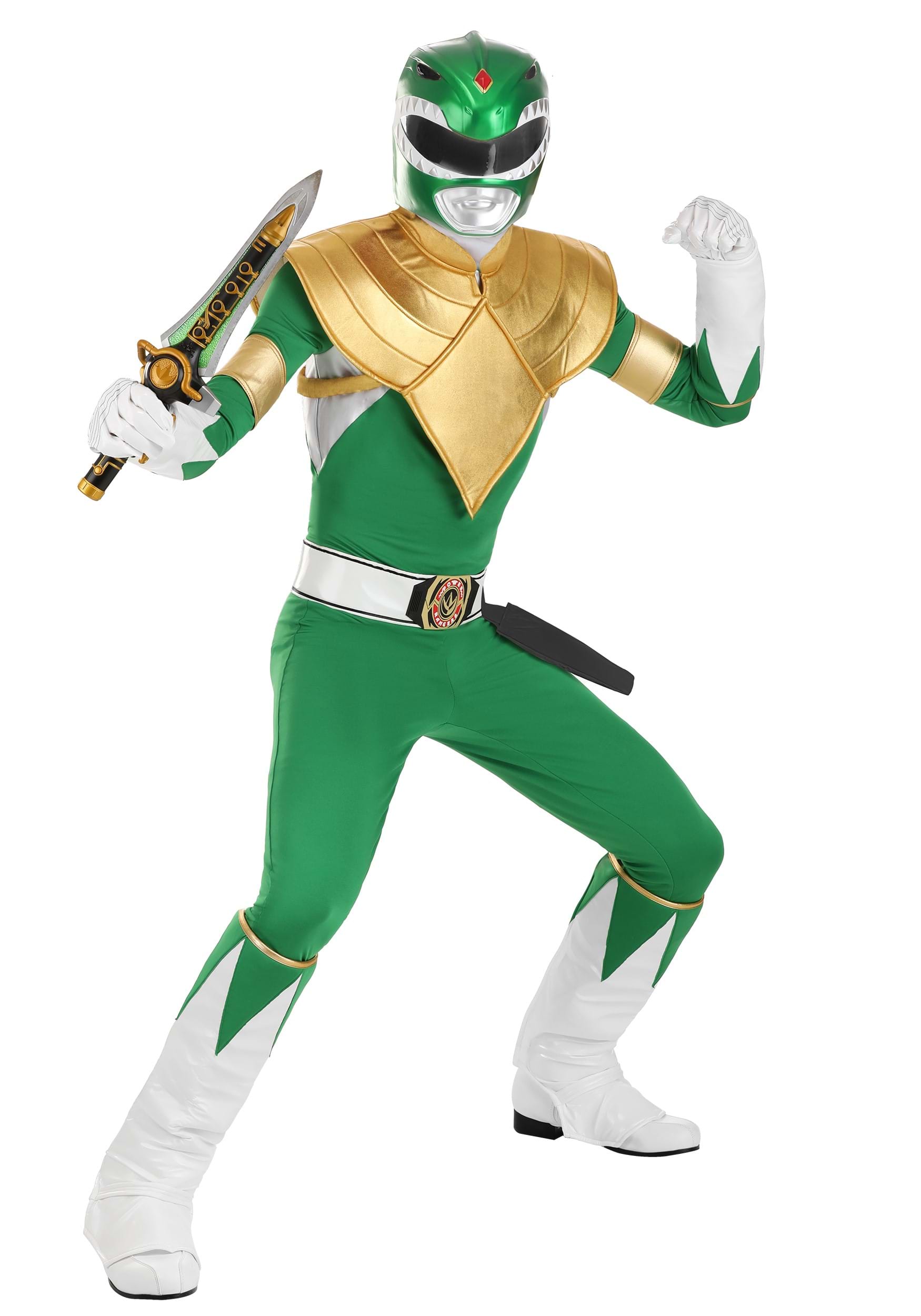 Authentic Power Rangers Green Ranger Men