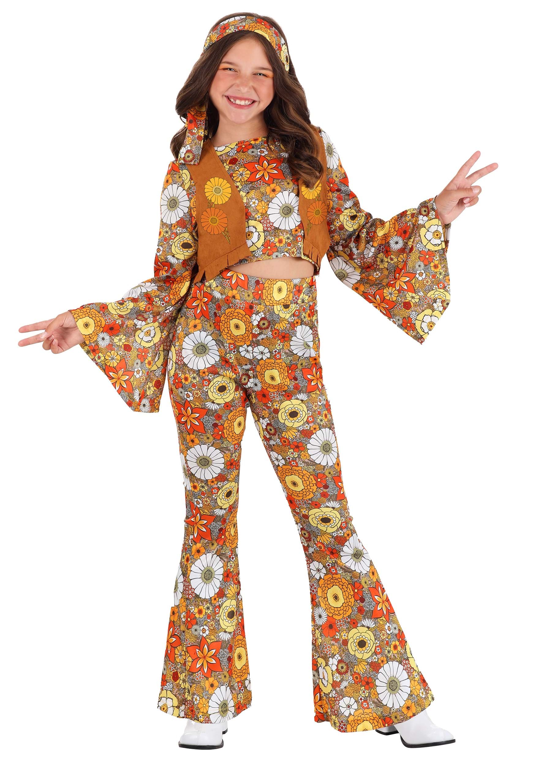 Autumn Flower Hippie Kid