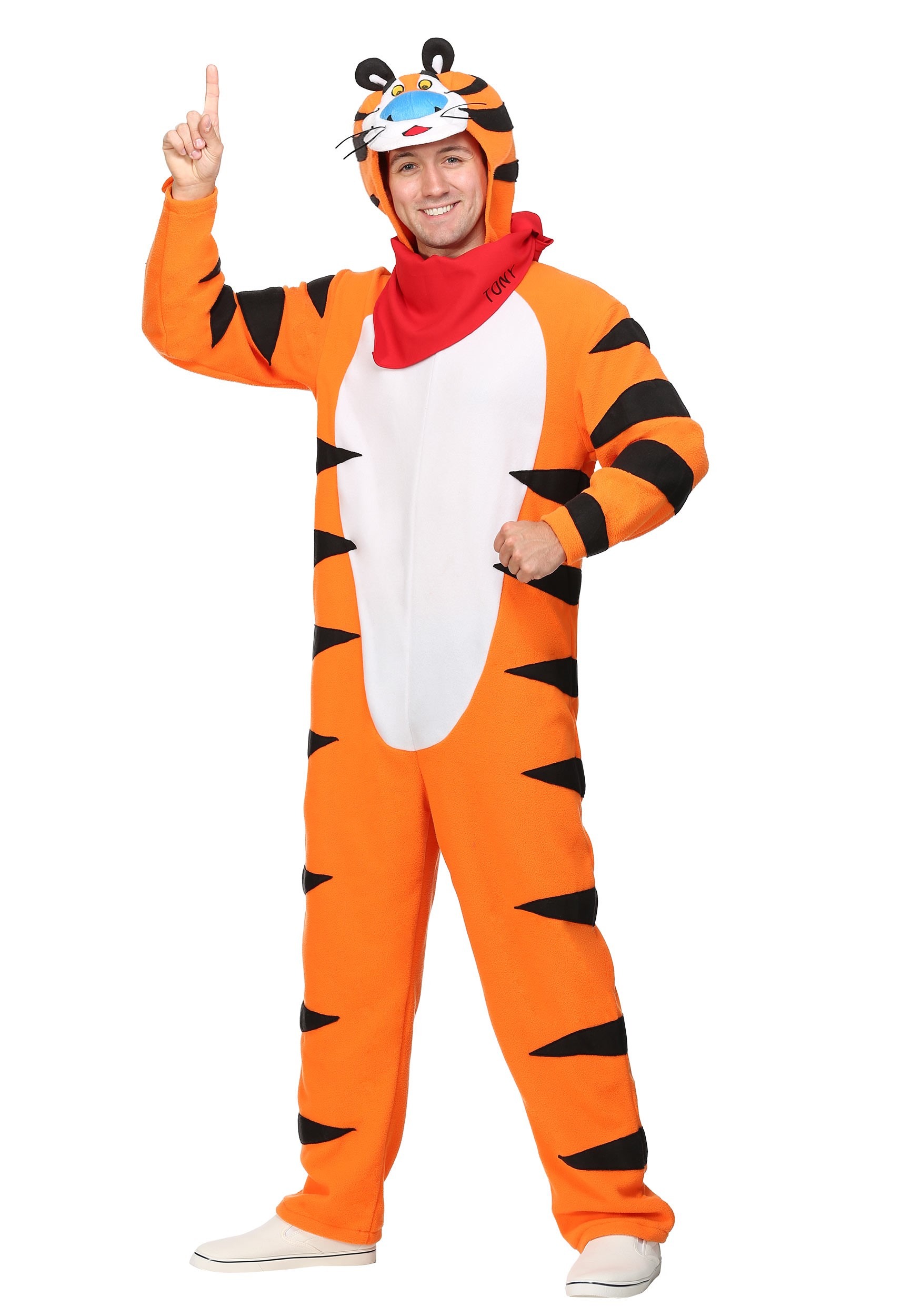 Frosted Flakes Tony the Tiger Plus Size Costume | Breakfast Costumes
