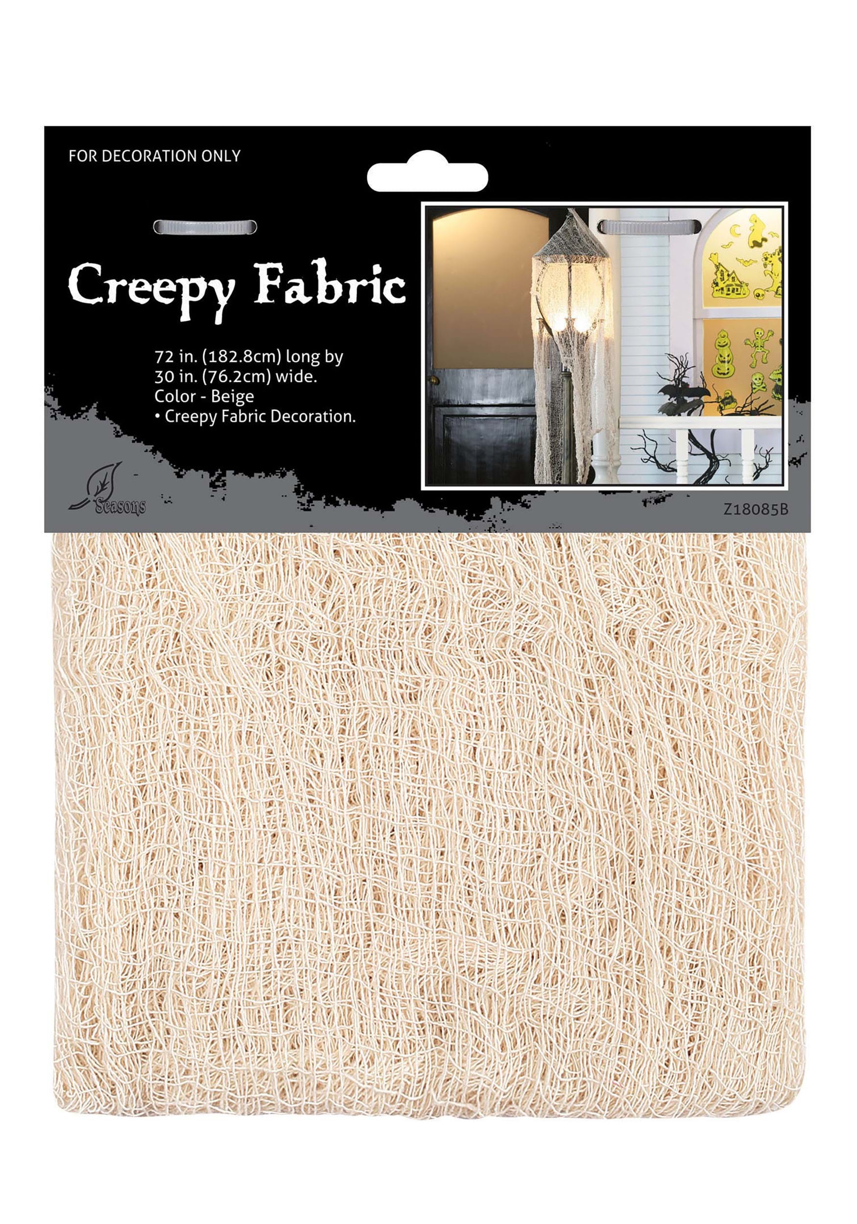 Creepy Beige Gauze Fabric Cloth
