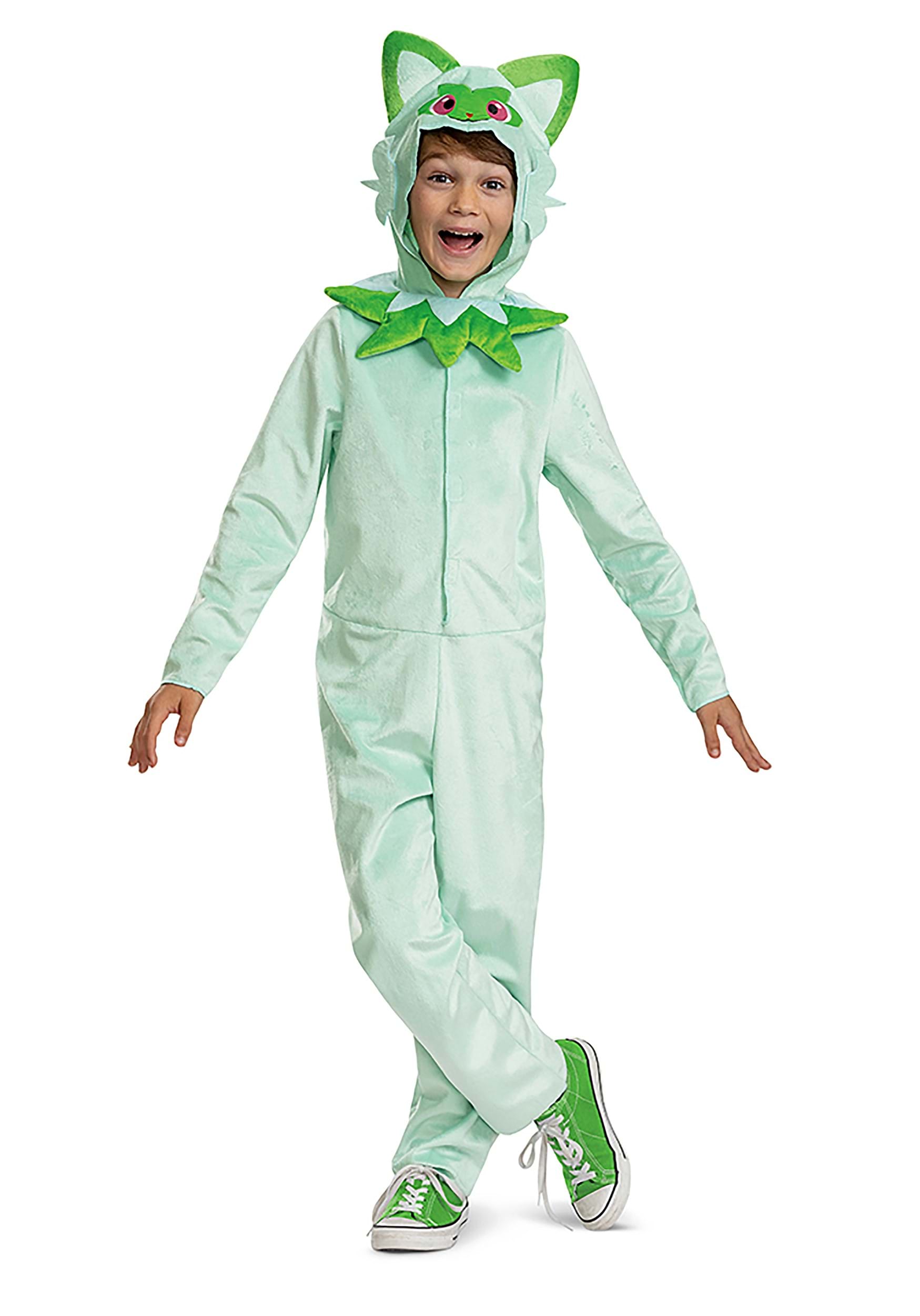 Child Pokémon Sprigatito Costume | Kid
