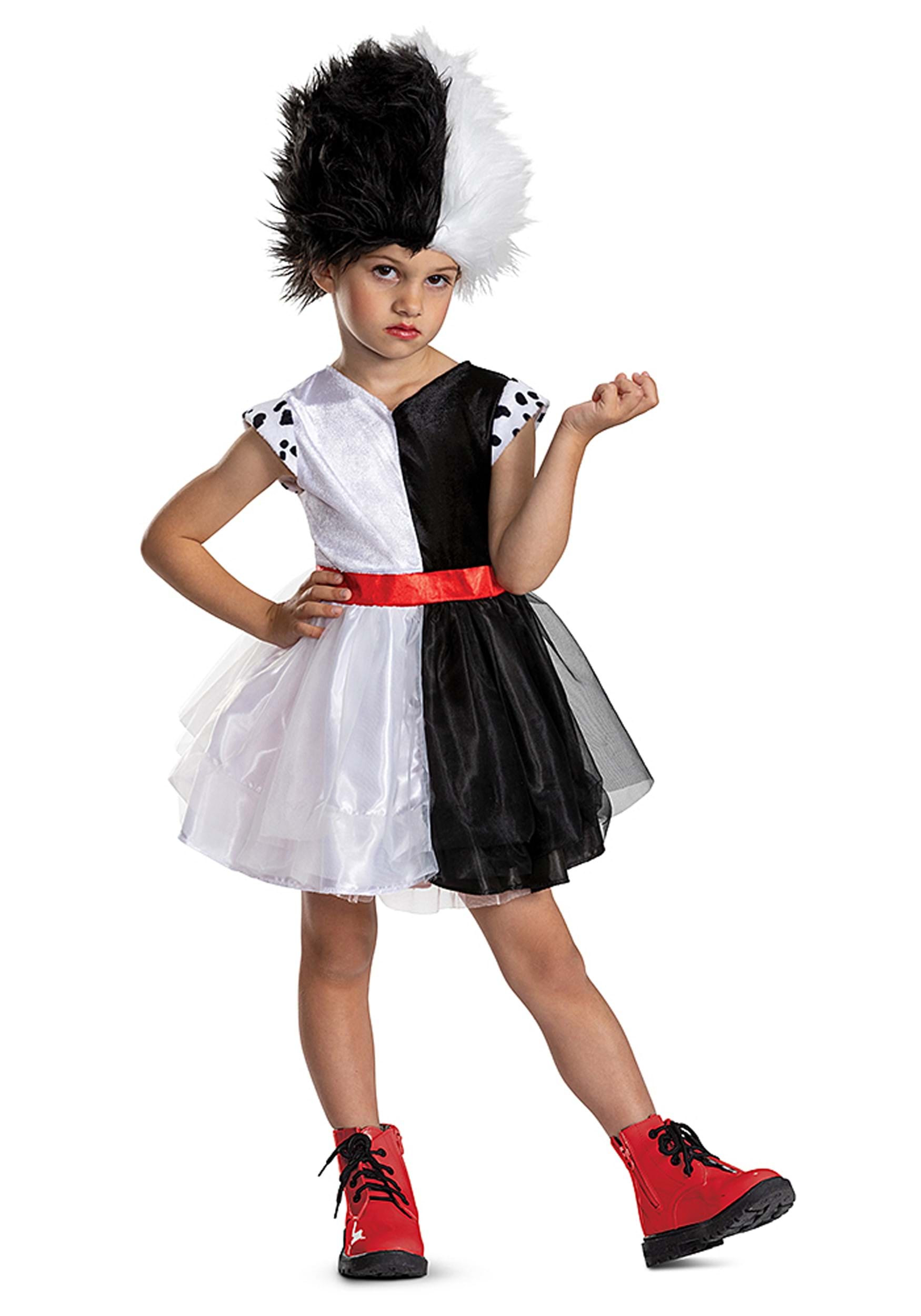 Disney Classic Cruella Girl's Toddler Costume | Disney Costumes