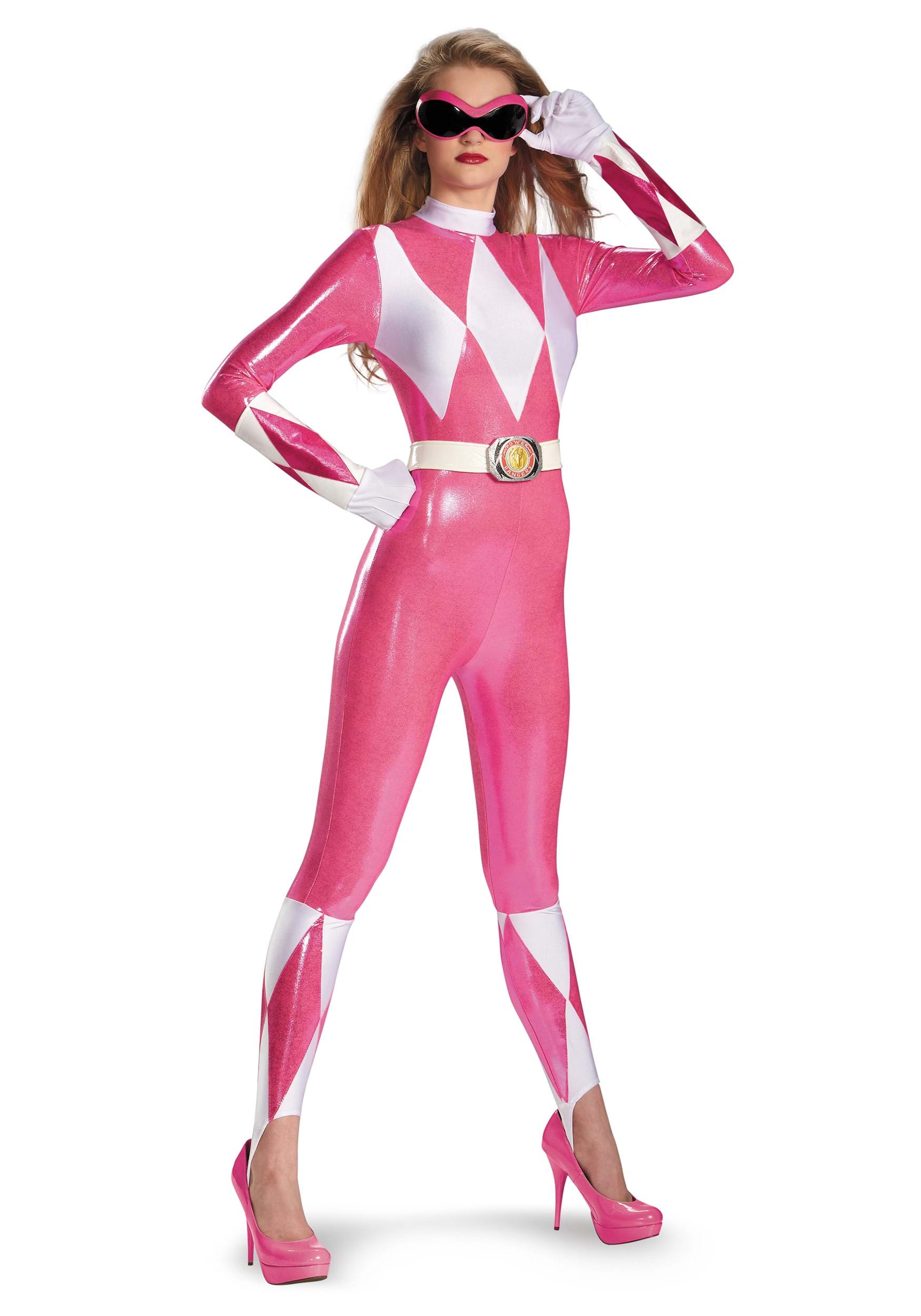 Pink Ranger Sassy Bodysuit Costume | Power Ranger Bodysuit