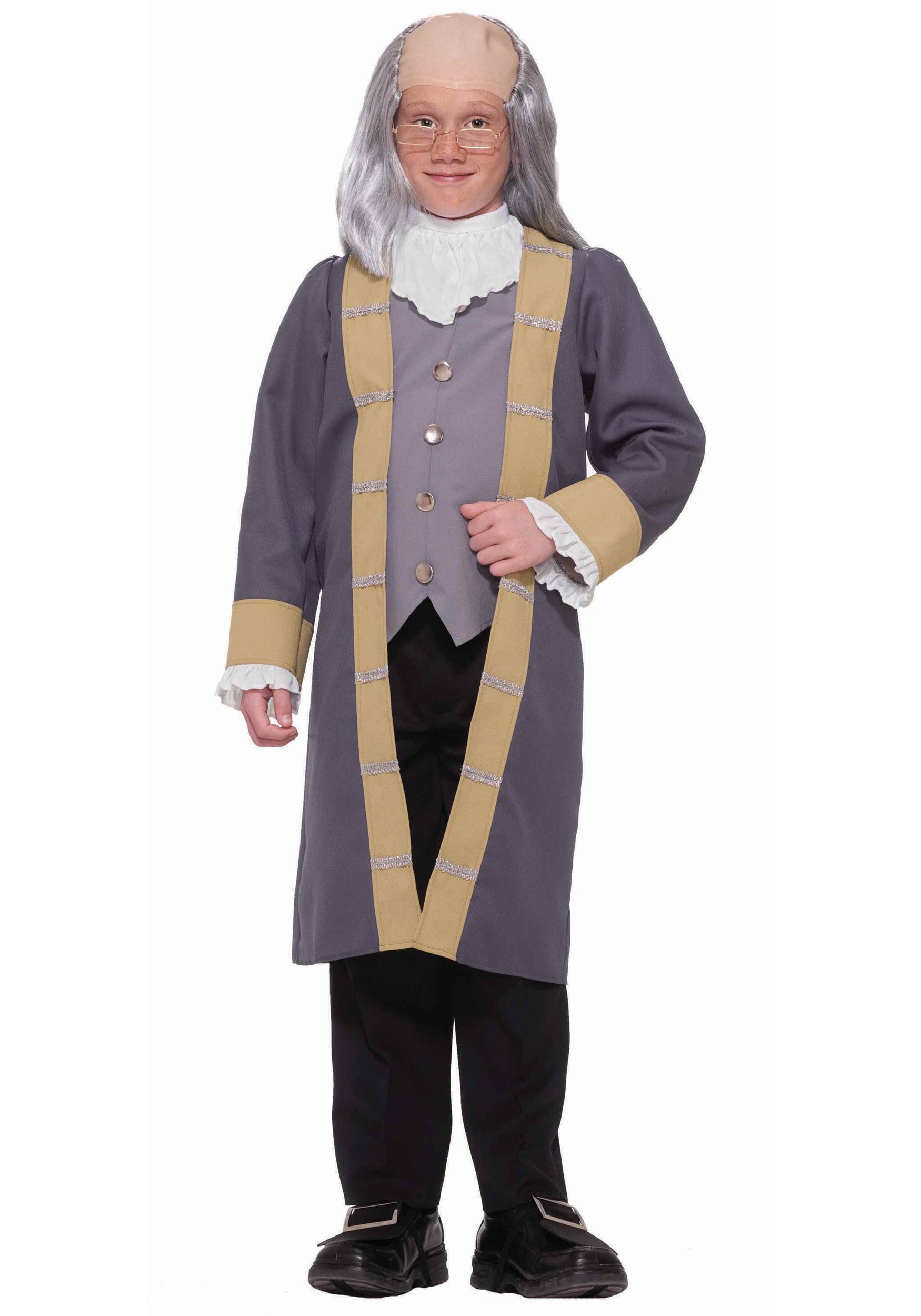 Child Benjamin Franklin Costume | Historical Figures Costumes