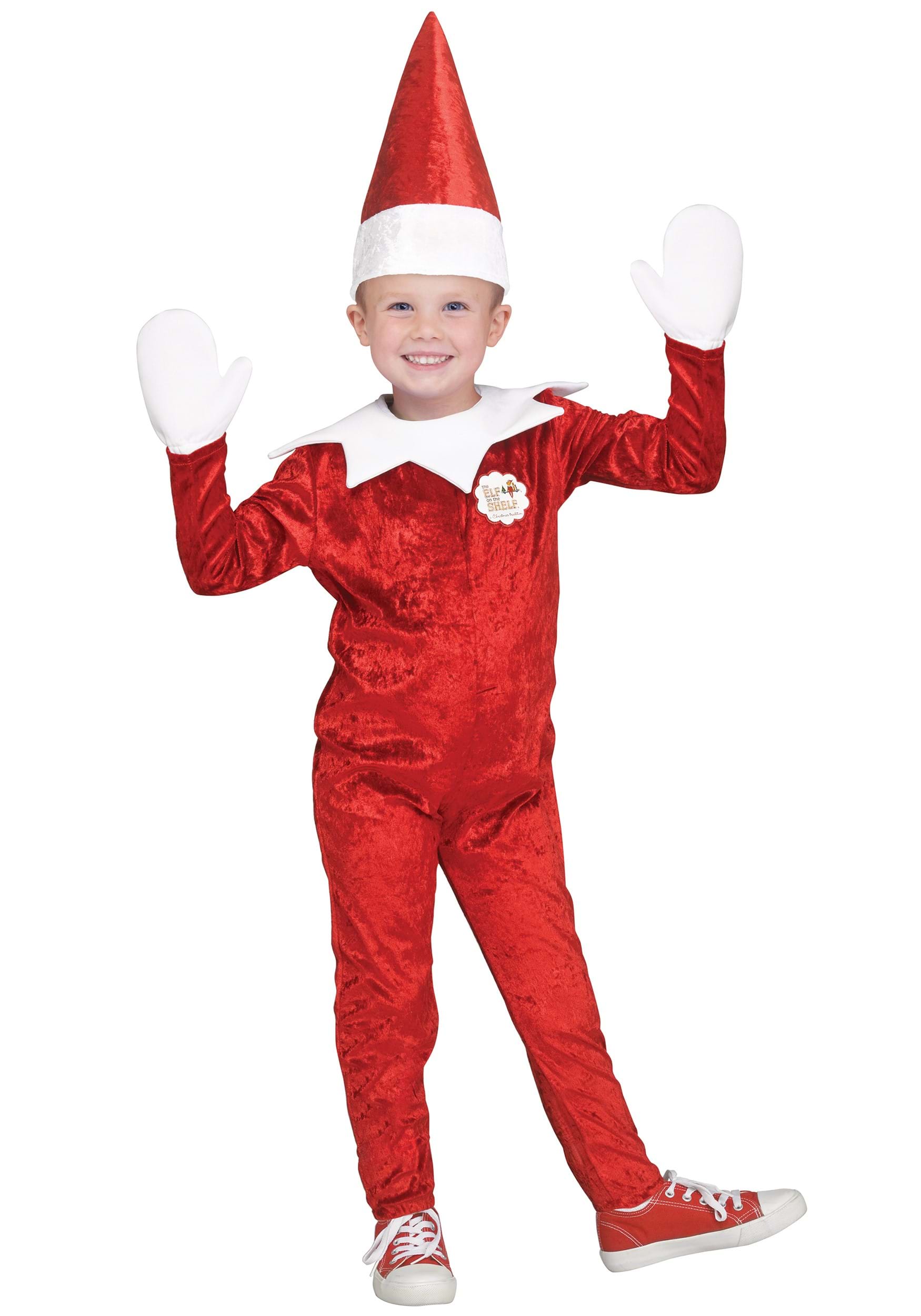 Boy's Deluxe Elf on the Shelf Toddler Costume | Toddler Christmas Costumes