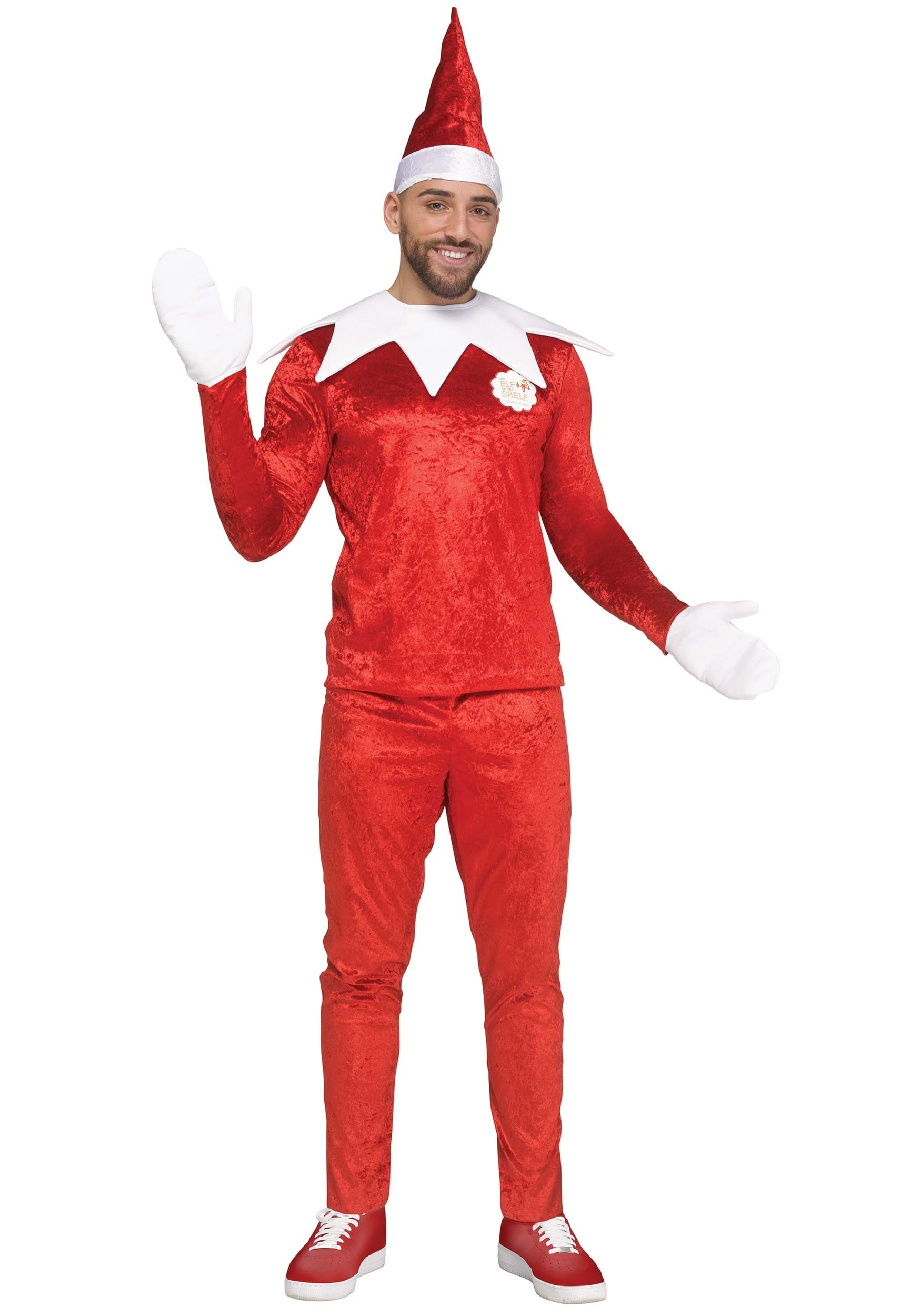 Elf on the Shelf Deluxe Men's Costume | Christmas Costumes