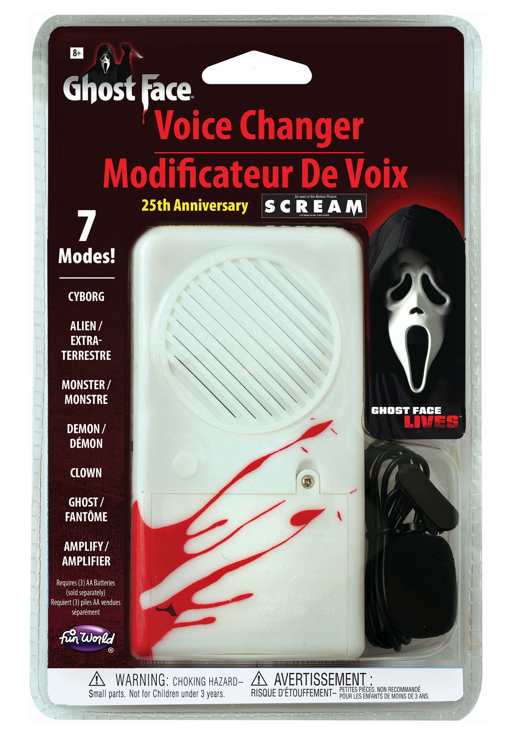 25th Anniversary Deluxe Ghost Face Voice Changer | Ghostface Accessories