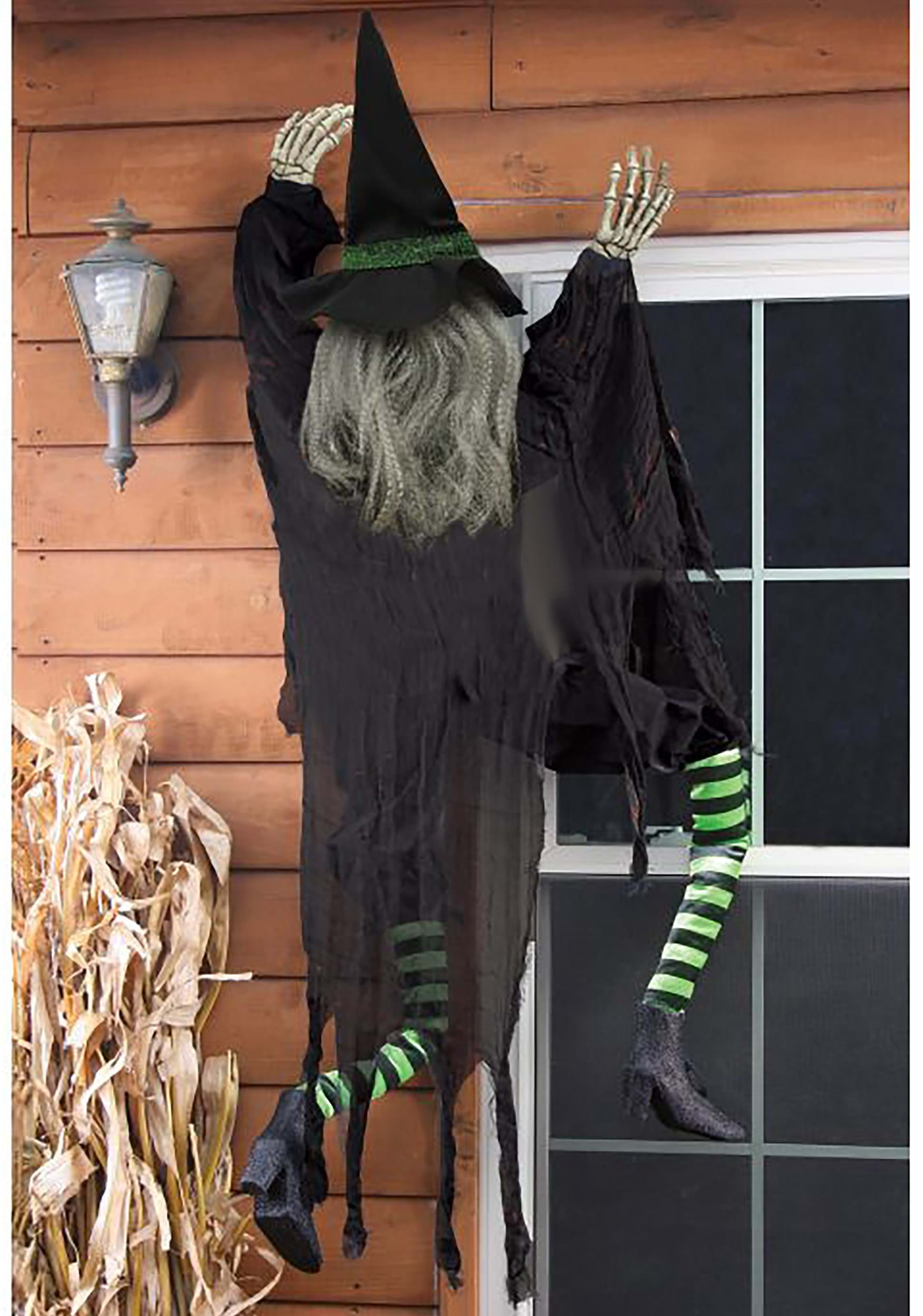 5FT Climbing Witch Wall Prop Decoration | Witch Decorations